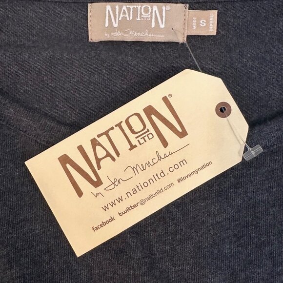NWT- Nation LTD Lightweight Sweater Dress - Blue, Size Small - Picture 7 of 9